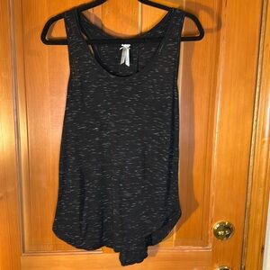 Razorback Black Space-Dye Heather Tank-M?
